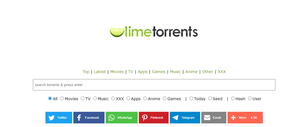 \"LimeTorrents\"